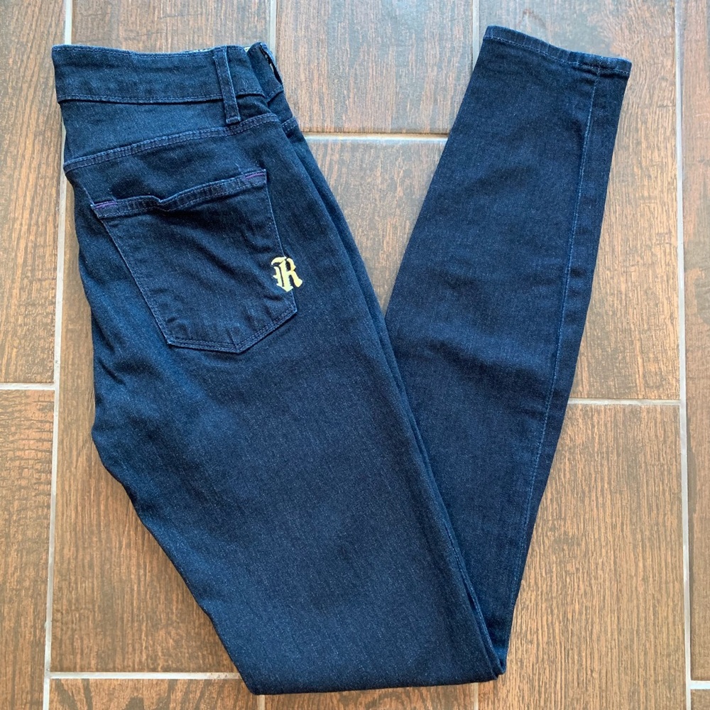 Rich & Skinny Dark Wash Size 24 Slim Skinny 29”